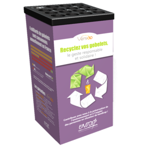 recyclage-gobelets-plastiques-box-versoo-recyclage-gobelets-personnalisable